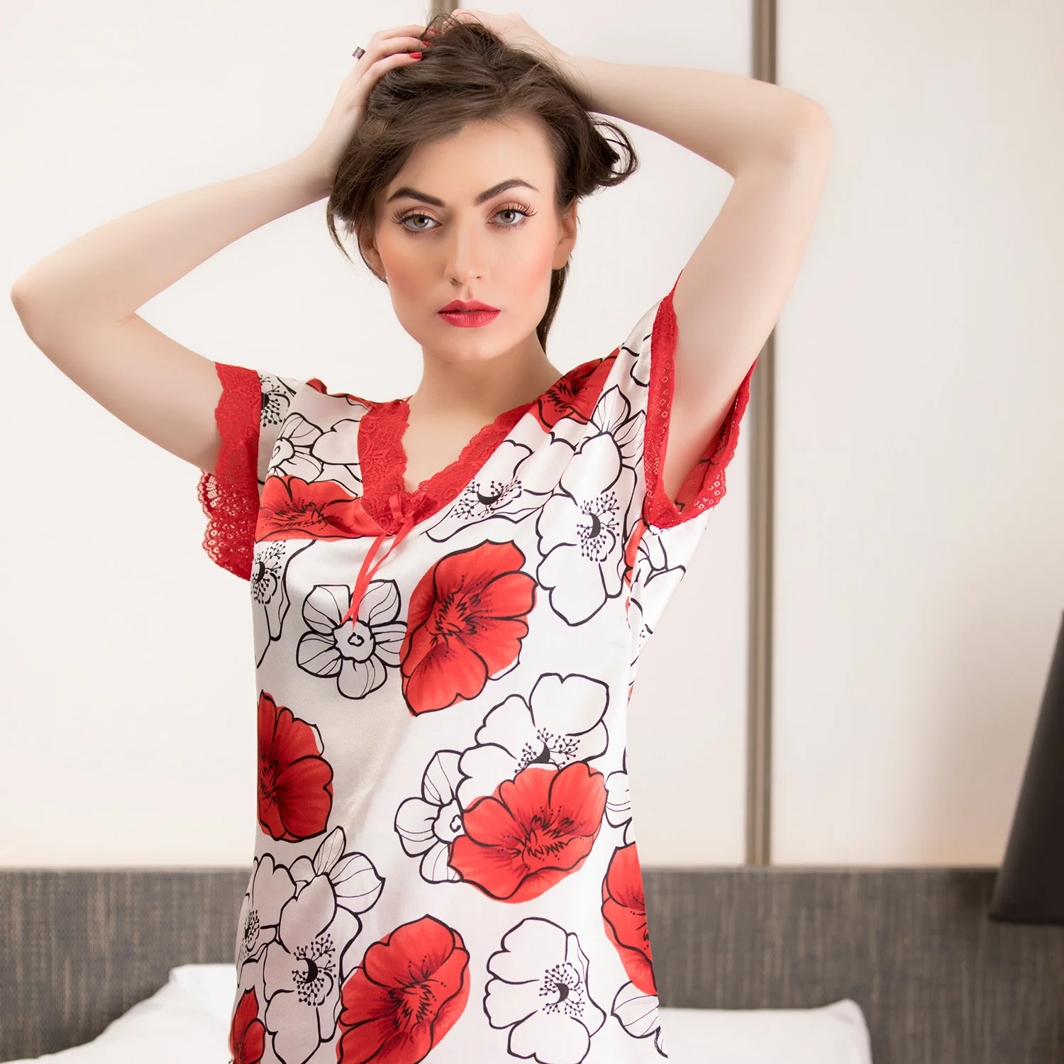 The Ultra-Luxe Satin Night suit - Image 5